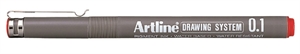 Artline Drawing System 0.1 червен